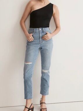 Madewell The Perfect Vintage Jean 29 Raw Hem Crop Women’s